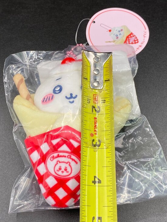 Chiikawa Crepe Mascot (C) Key Chain Plush Doll Cute Kawaii NWT - Picture 10 of 10